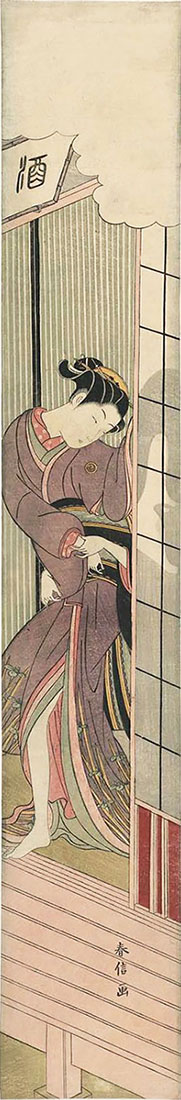 Harunobu hashira-e